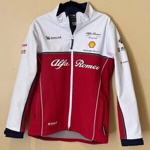 Alpha Romeo Sauber Men's Softshell Motor Sport Racing Jacket